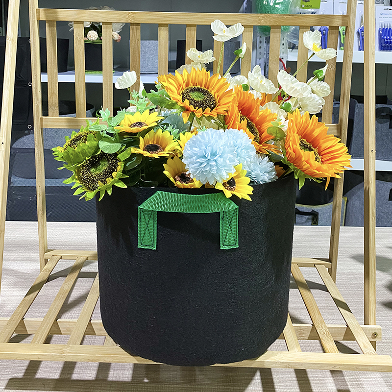 Non-woven Green Handle Planting Bag