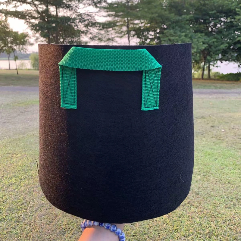 Non-woven Green Handle Planting Bag