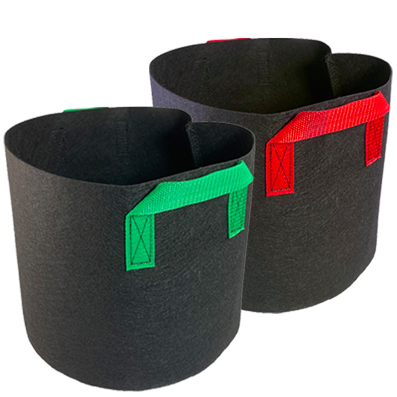 Non-woven Green Handle Planting Bag