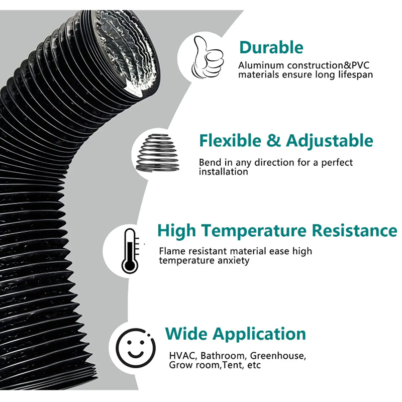 PVC Aluminum Foil Ventilation Duct