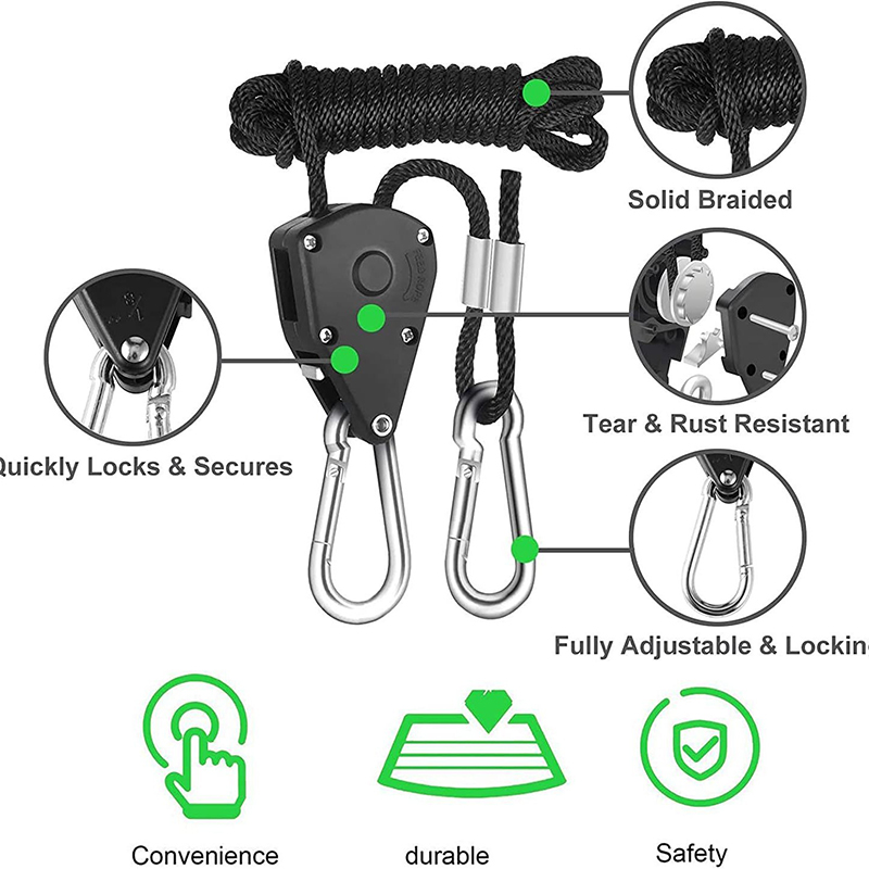 1/8 Inch Adjustable Rope Hanger
