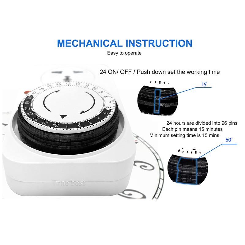 24-Hour Plug-In Mechanical Timer